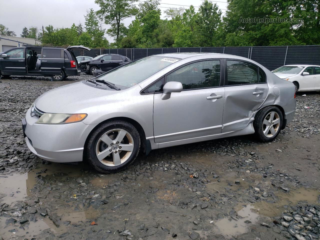 2008 Honda Civic Exl Silver vin: 1HGFA16938L076519