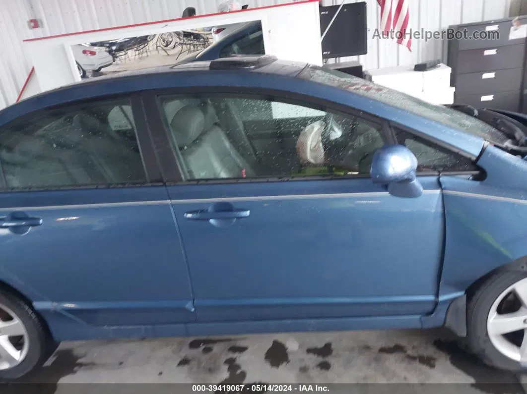 2008 Honda Civic Ex-l Синий vin: 1HGFA16968L041957