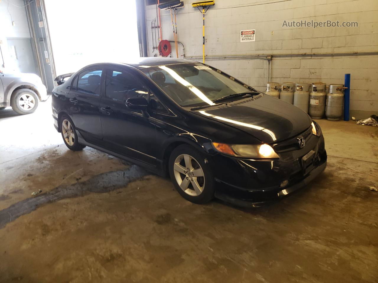 2008 Honda Civic Exl Черный vin: 1HGFA16988L104315