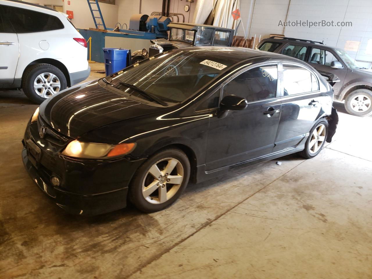 2008 Honda Civic Exl Black vin: 1HGFA16988L104315