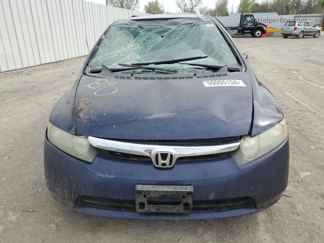 2008 Honda Civic Exl Синий vin: 1HGFA16998L119552