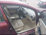 2008 Honda Civic Sdn Ex-l Maroon vin: 1HGFA169X8L016950