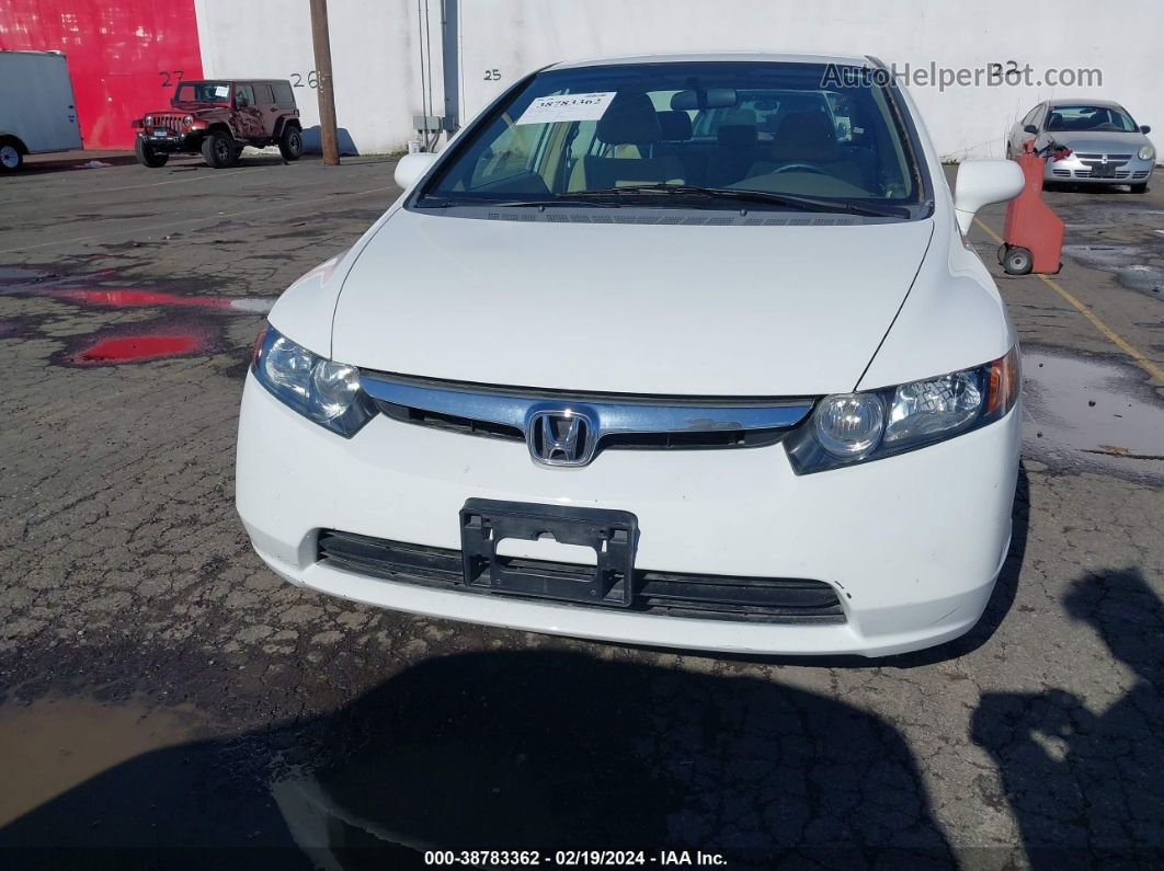 2008 Honda Civic Gx White vin: 1HGFA46538L000815