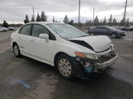 2008 Honda Civic Gx White vin: 1HGFA465X8L000360