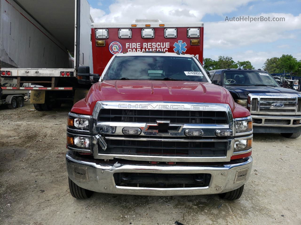 2019 Chevrolet Silverado Medium Duty  Red vin: 1HTKHPVK4KH306582