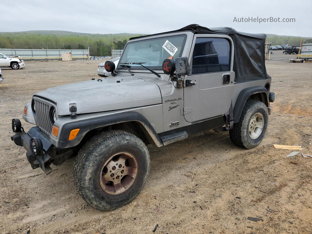 2000 Jeep Wrangler / Tj Sport Gray vin: 1J4FA49S0YP746061