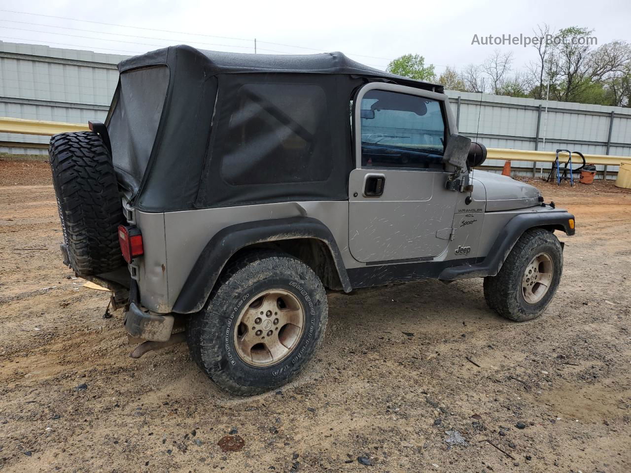 2000 Jeep Wrangler / Tj Sport Gray vin: 1J4FA49S0YP746061