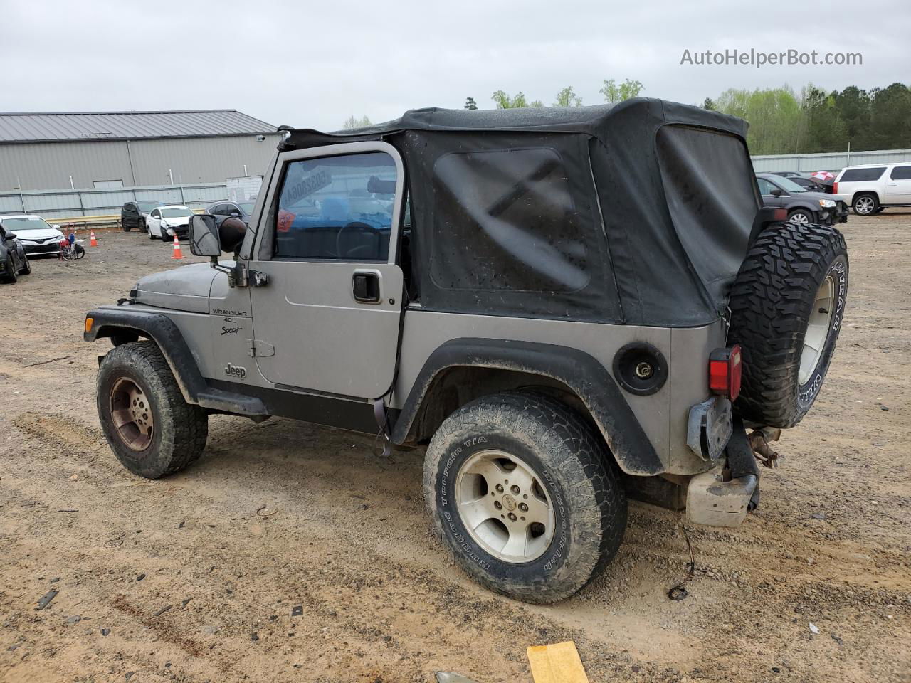 2000 Jeep Wrangler / Tj Sport Серый vin: 1J4FA49S0YP746061