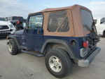 2000 Jeep Wrangler / Tj Sport Blue vin: 1J4FA49S7YP731881