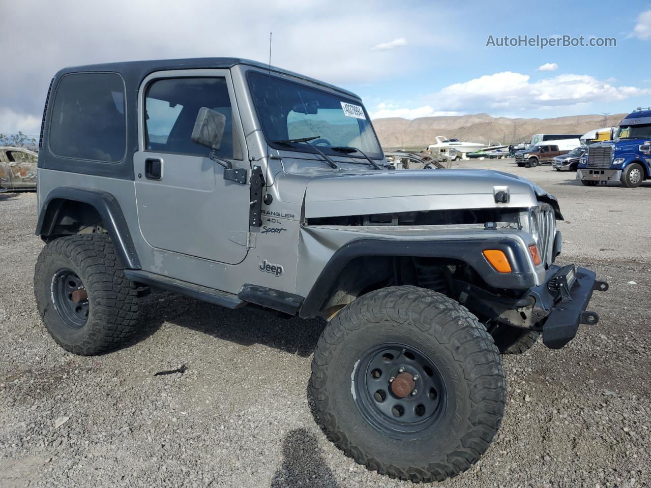 2000 Jeep Wrangler / Tj Sport Brown vin: 1J4FA49S9YP738458