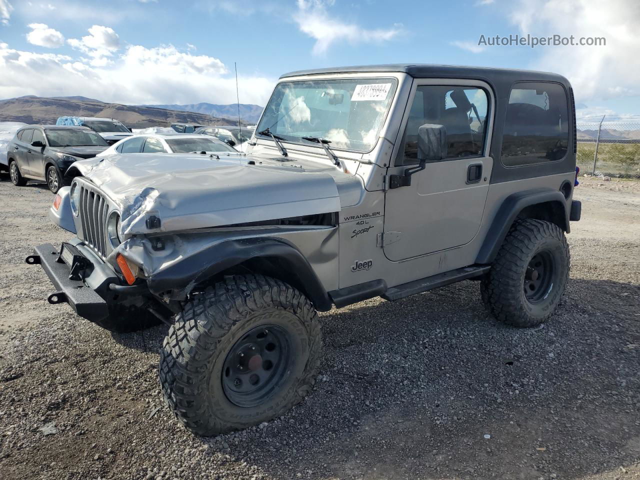 2000 Jeep Wrangler / Tj Sport Brown vin: 1J4FA49S9YP738458