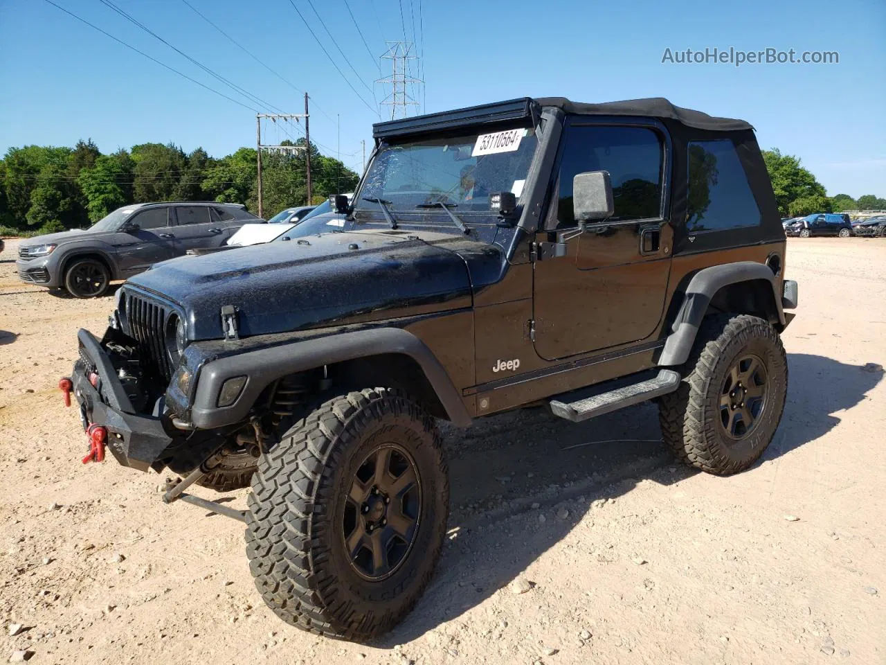 2000 Jeep Wrangler / Tj Sahara Black vin: 1J4FA59S1YP801560