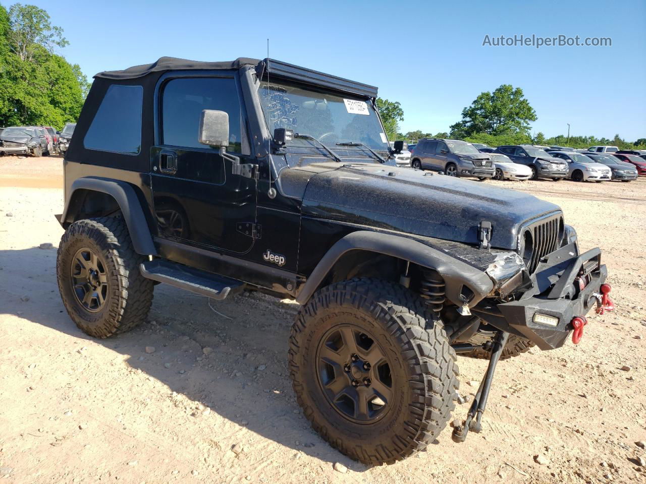 2000 Jeep Wrangler / Tj Sahara Black vin: 1J4FA59S1YP801560