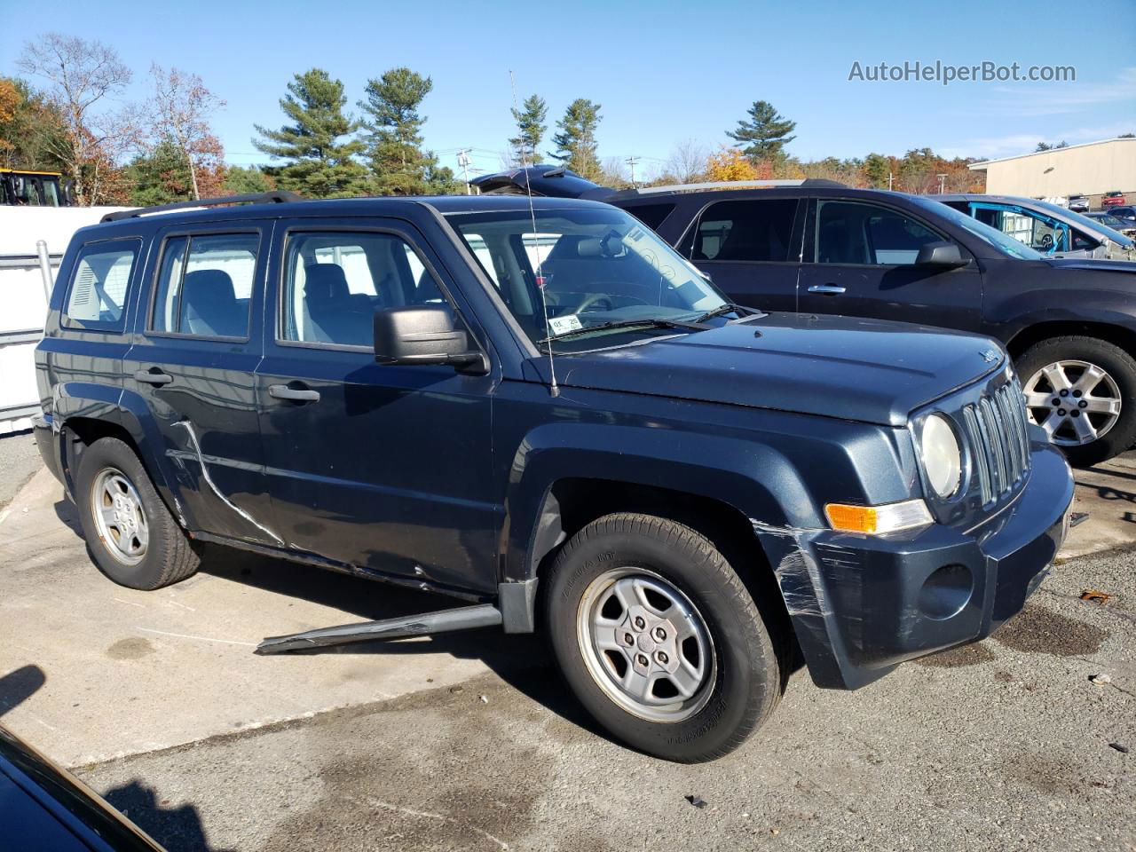 2008 Jeep Patriot Sport Gray vin: 1J8FF28W08D500394