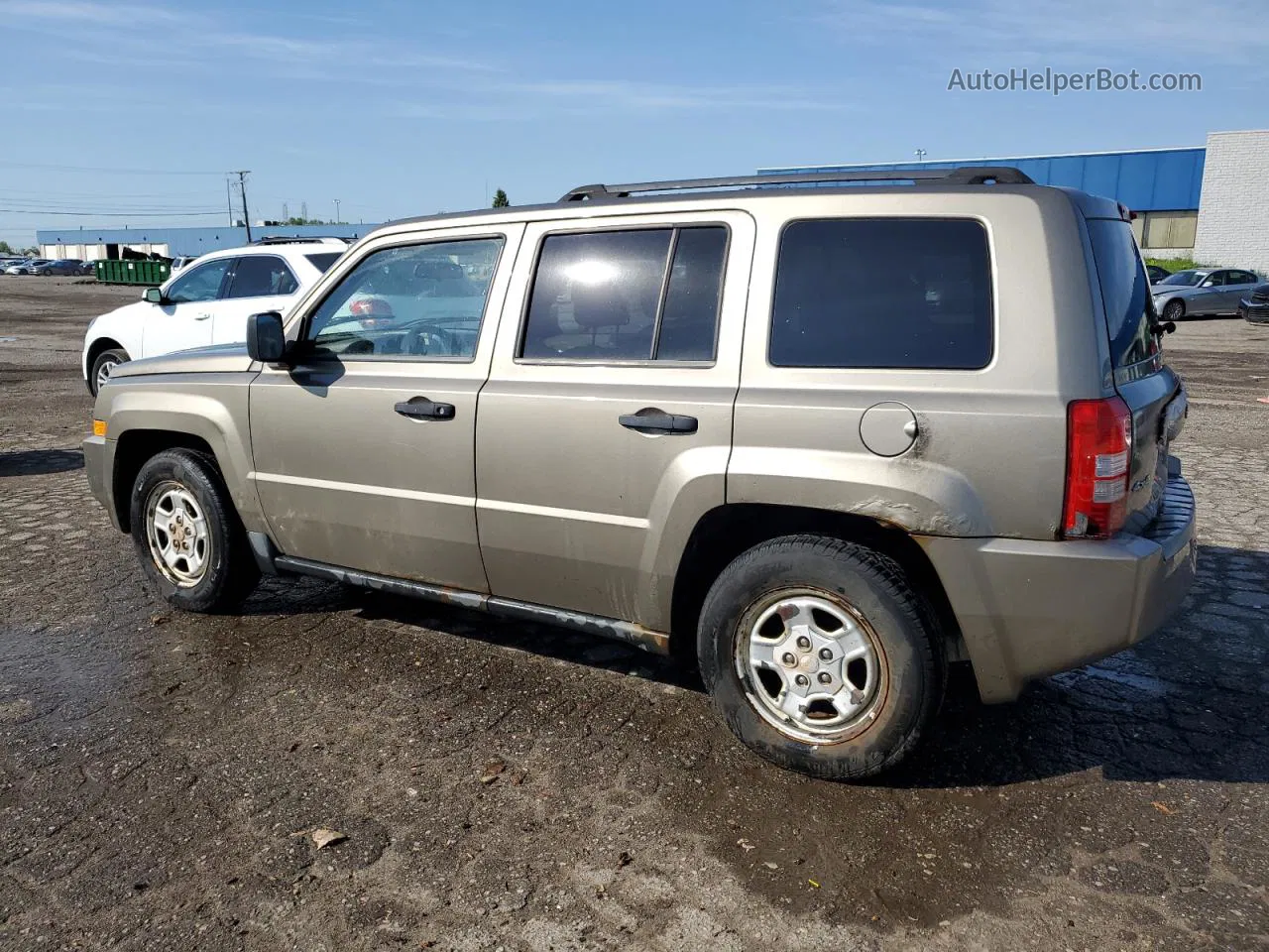 2008 Jeep Patriot Sport Желто-коричневый vin: 1J8FF28W08D514229