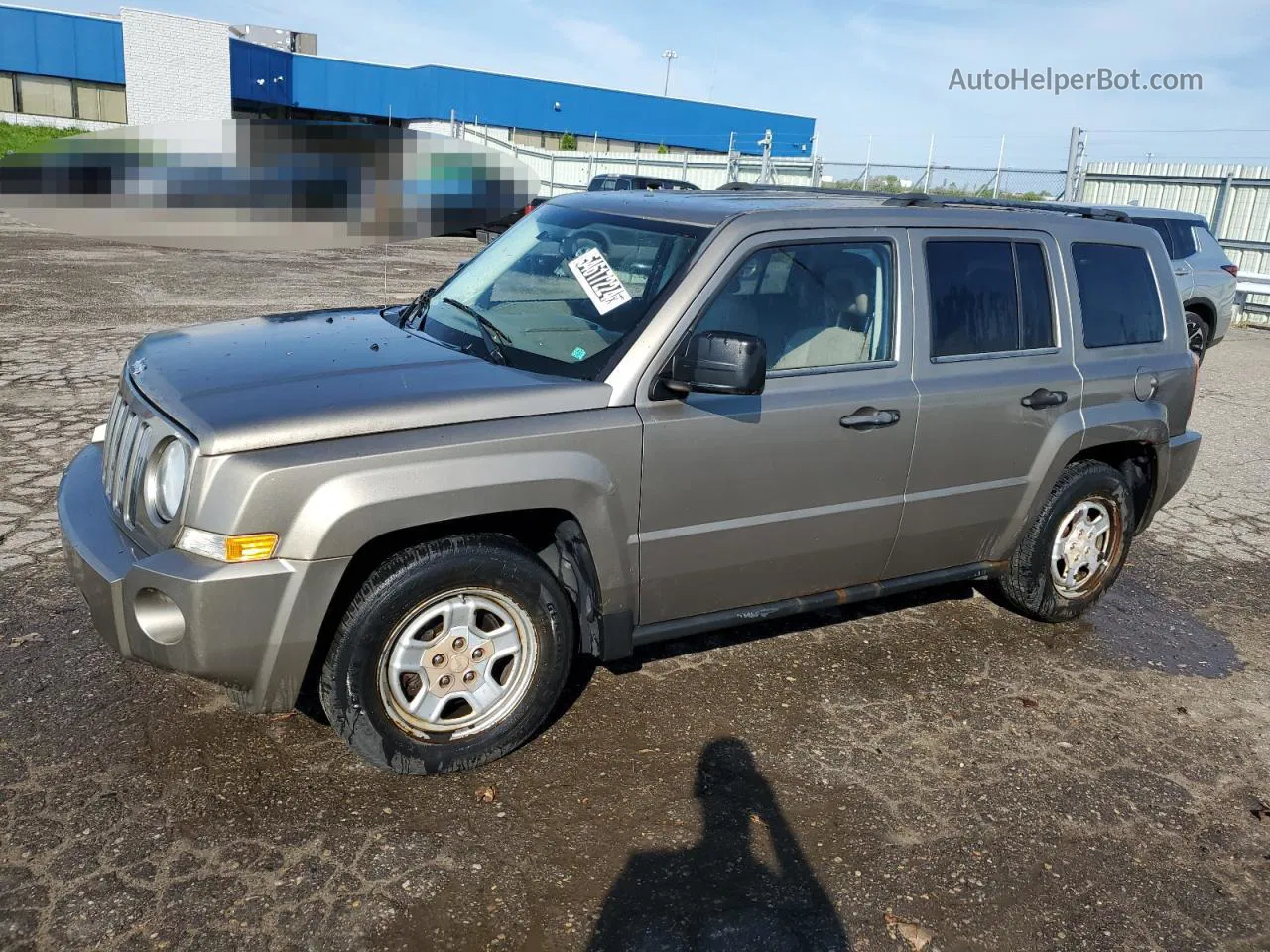 2008 Jeep Patriot Sport Желто-коричневый vin: 1J8FF28W08D514229