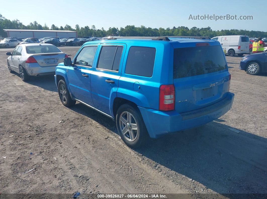 2008 Jeep Patriot Sport Light Blue vin: 1J8FF28W08D619806