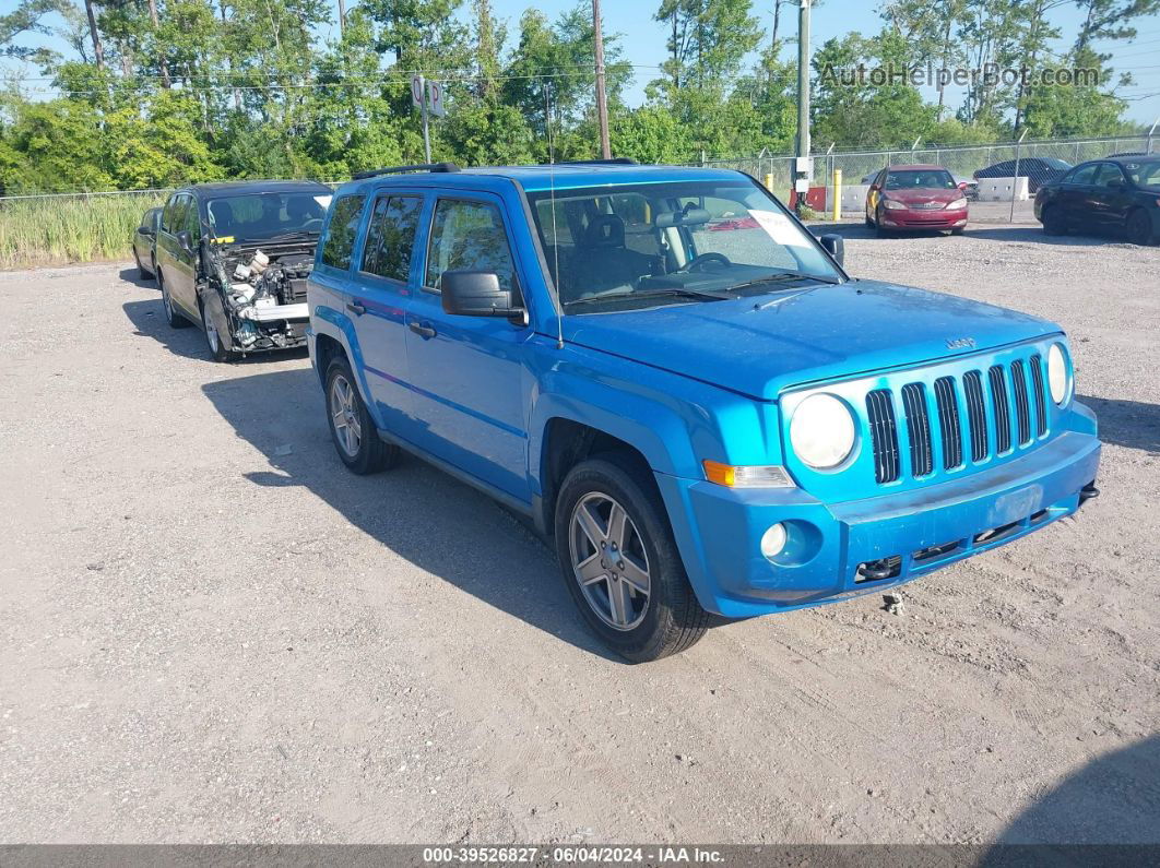 2008 Jeep Patriot Sport Light Blue vin: 1J8FF28W08D619806