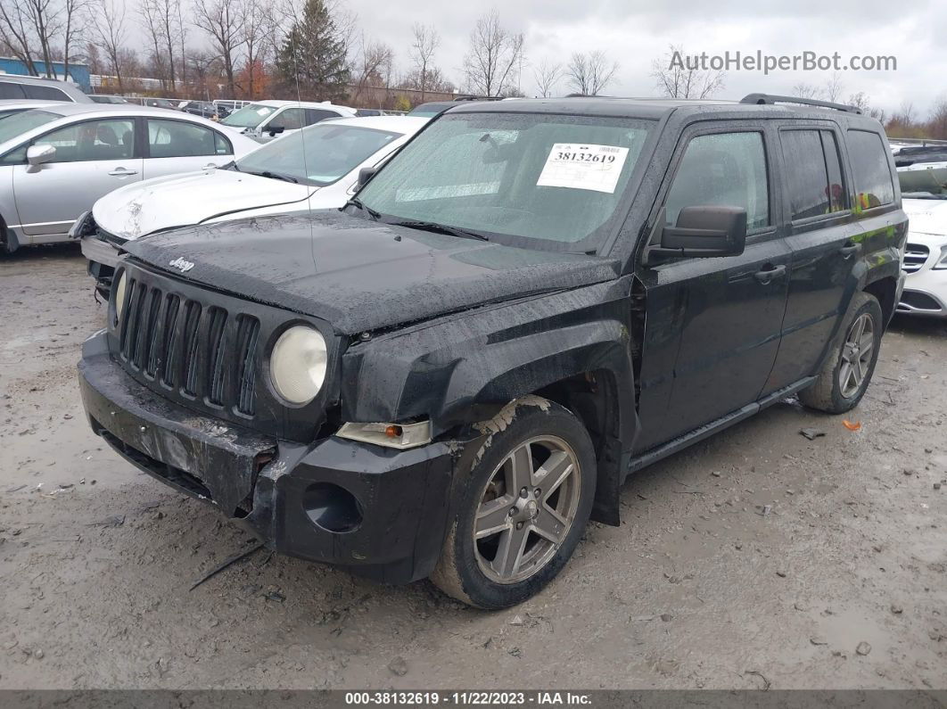 2008 Jeep Patriot Sport Black vin: 1J8FF28W08D654197