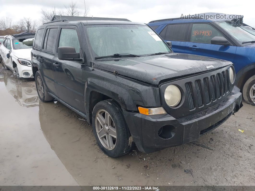 2008 Jeep Patriot Sport Black vin: 1J8FF28W08D654197