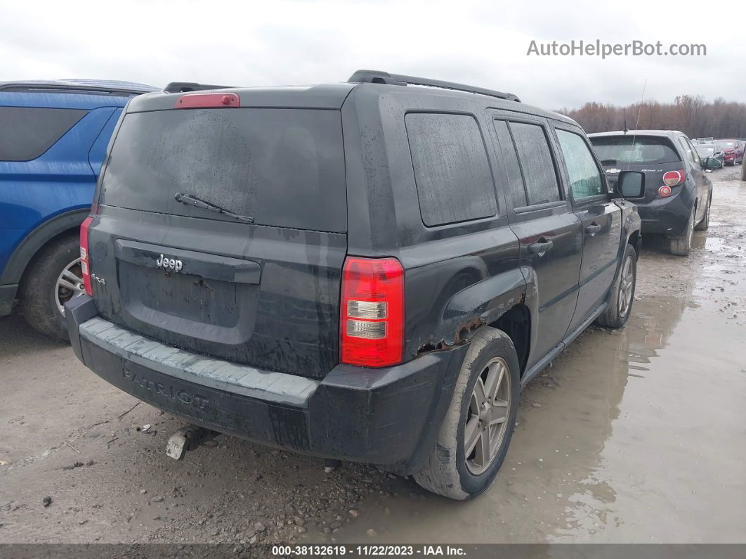 2008 Jeep Patriot Sport Black vin: 1J8FF28W08D654197