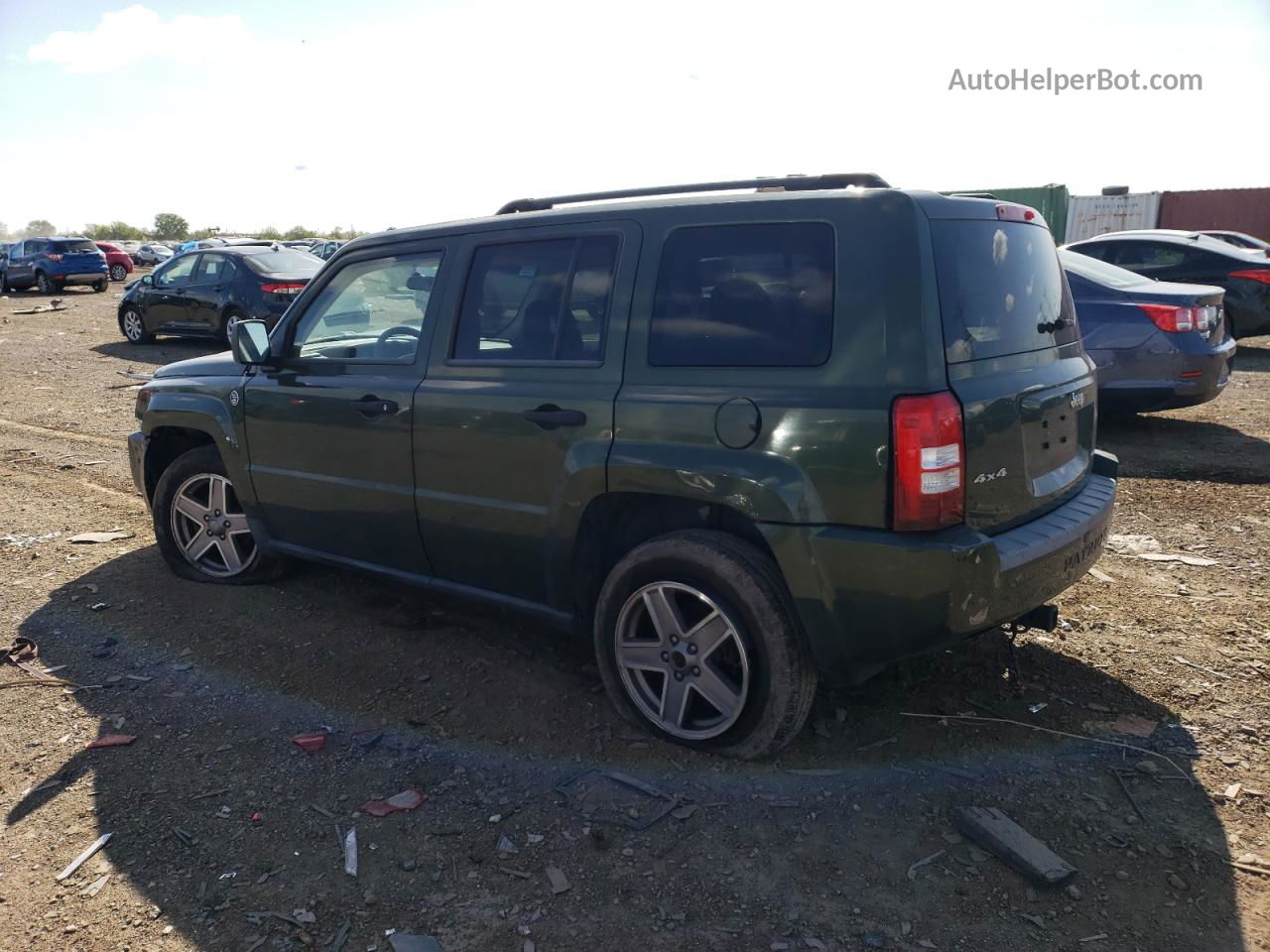 2008 Jeep Patriot Sport Green vin: 1J8FF28W08D662901