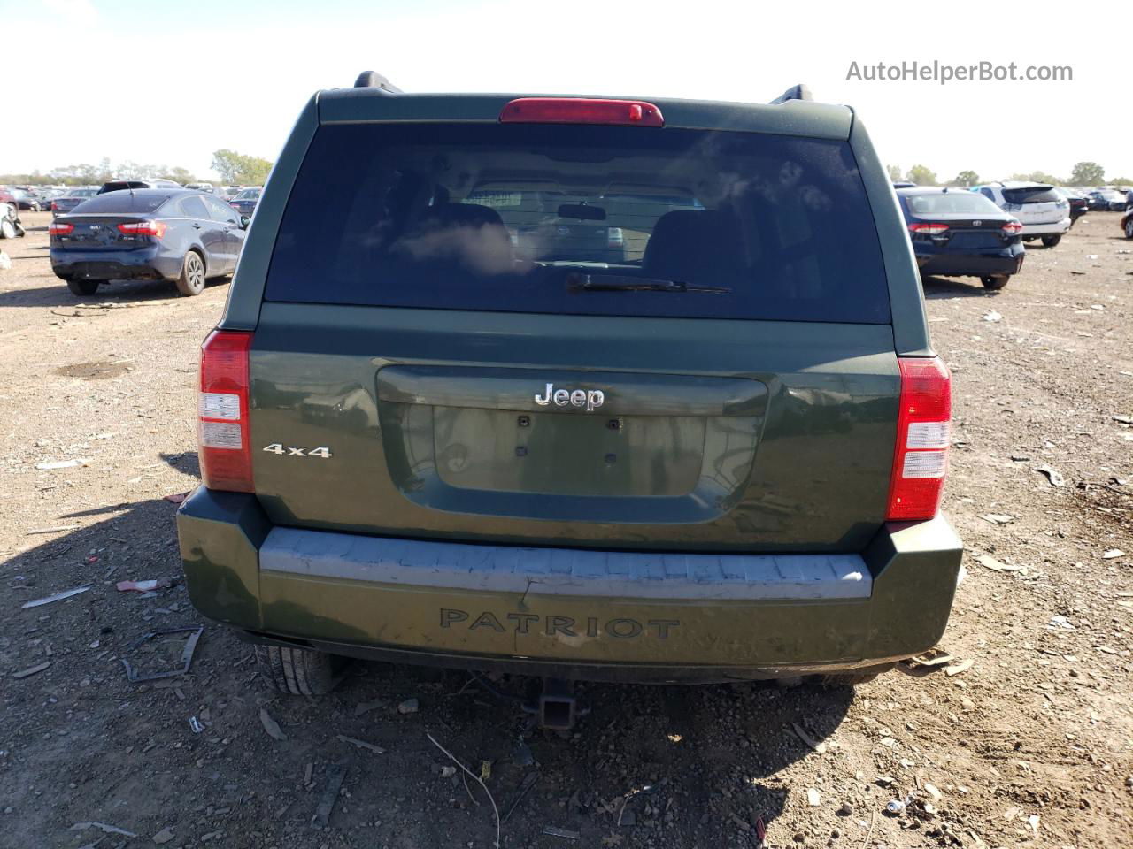 2008 Jeep Patriot Sport Green vin: 1J8FF28W08D662901