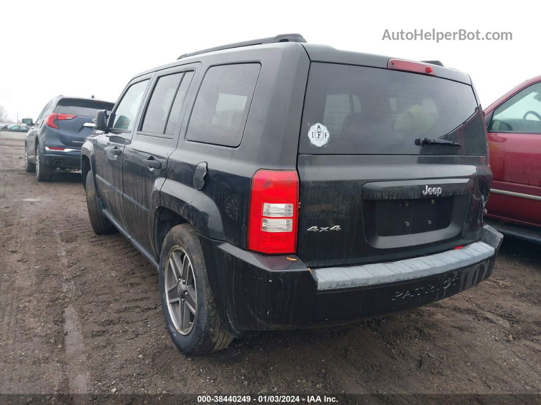 2008 Jeep Patriot Sport Black vin: 1J8FF28W08D736754