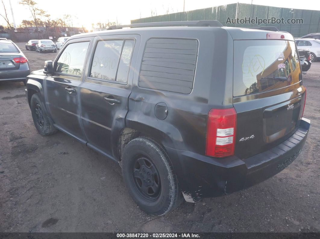 2008 Jeep Patriot Sport Black vin: 1J8FF28W18D504616