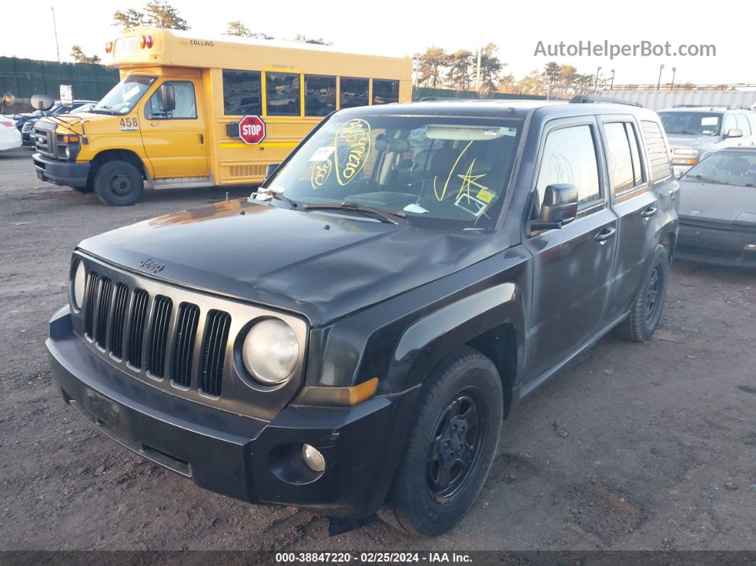 2008 Jeep Patriot Sport Black vin: 1J8FF28W18D504616