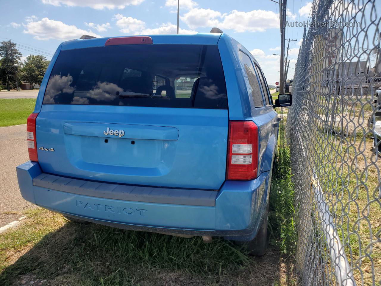 2008 Jeep Patriot Sport Blue vin: 1J8FF28W18D619538