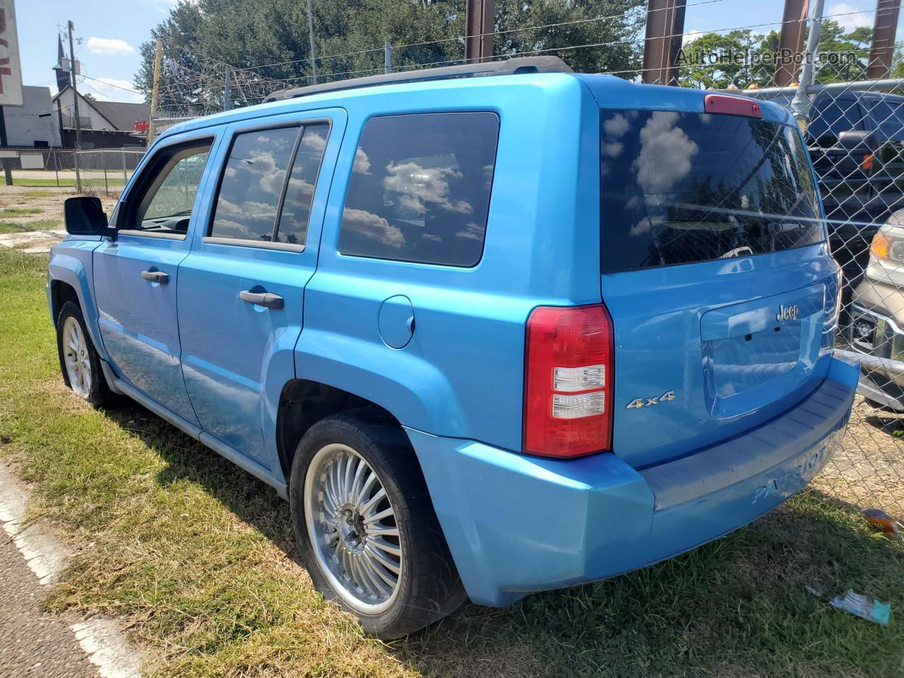 2008 Jeep Patriot Sport Blue vin: 1J8FF28W18D619538