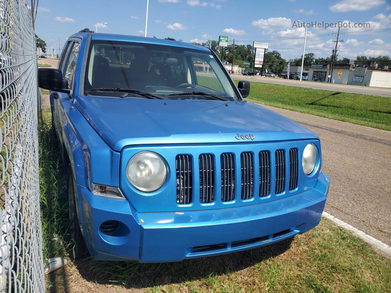 2008 Jeep Patriot Sport Blue vin: 1J8FF28W18D619538