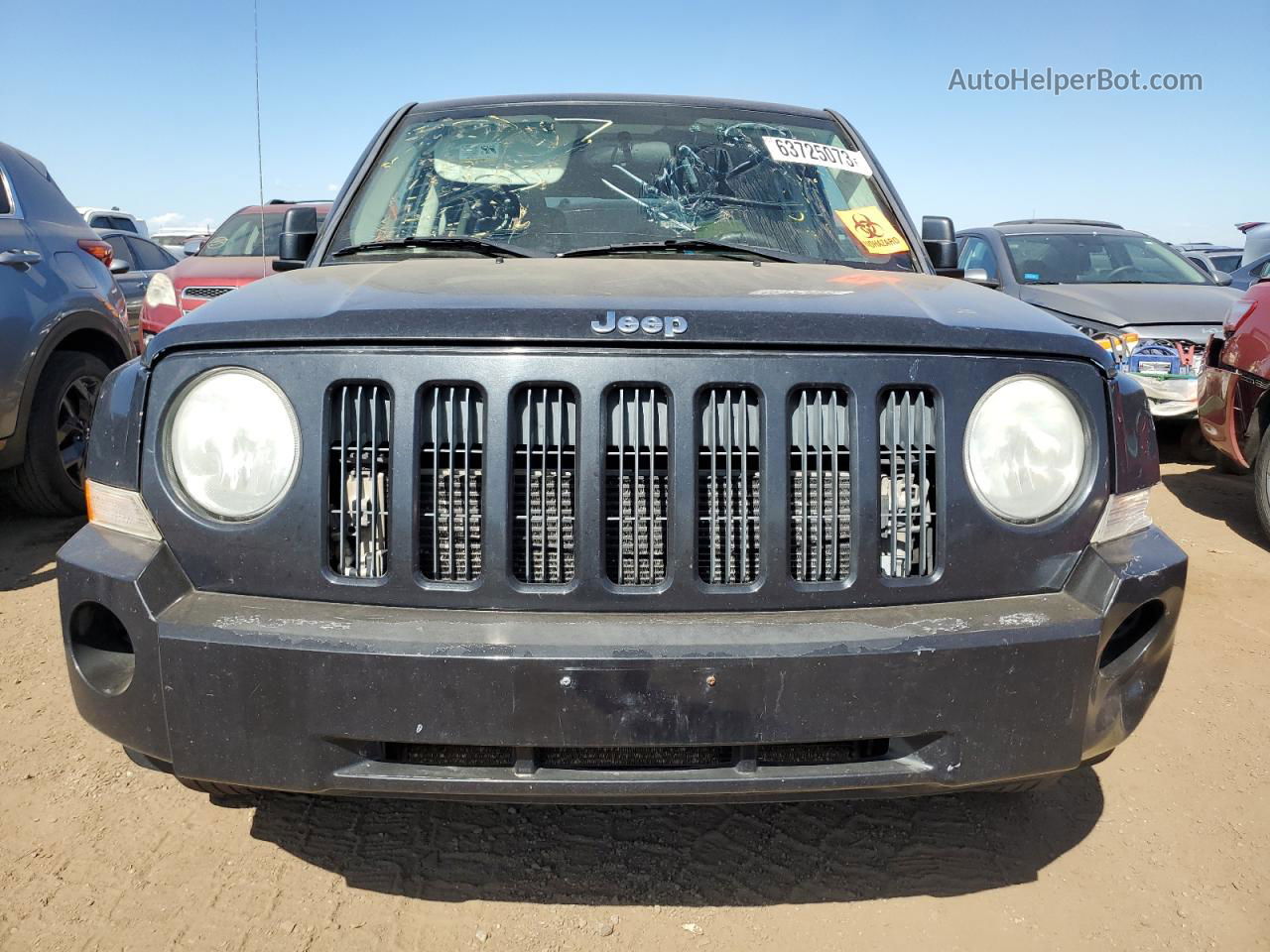 2008 Jeep Patriot Sport Black vin: 1J8FF28W18D651695