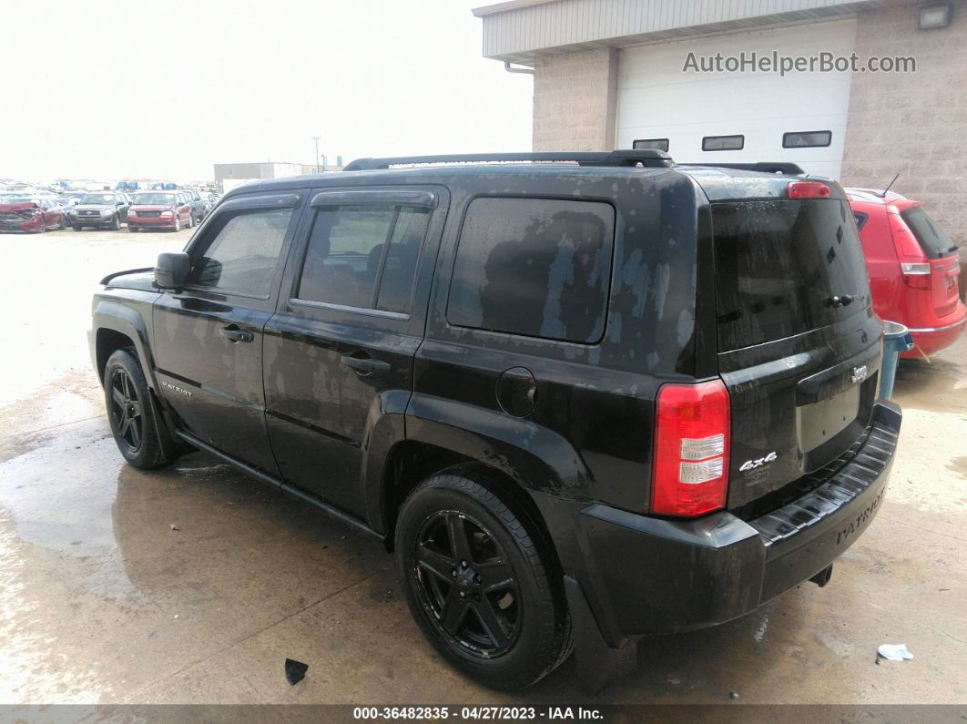 2008 Jeep Patriot Sport Black vin: 1J8FF28W18D786904