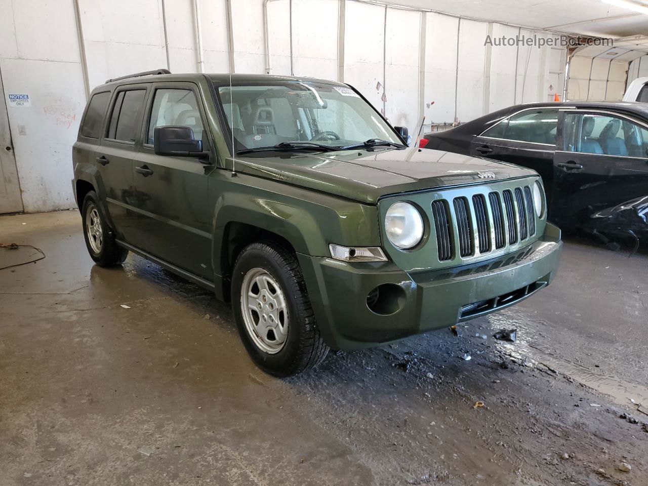 2008 Jeep Patriot Sport Green vin: 1J8FF28W28D555395