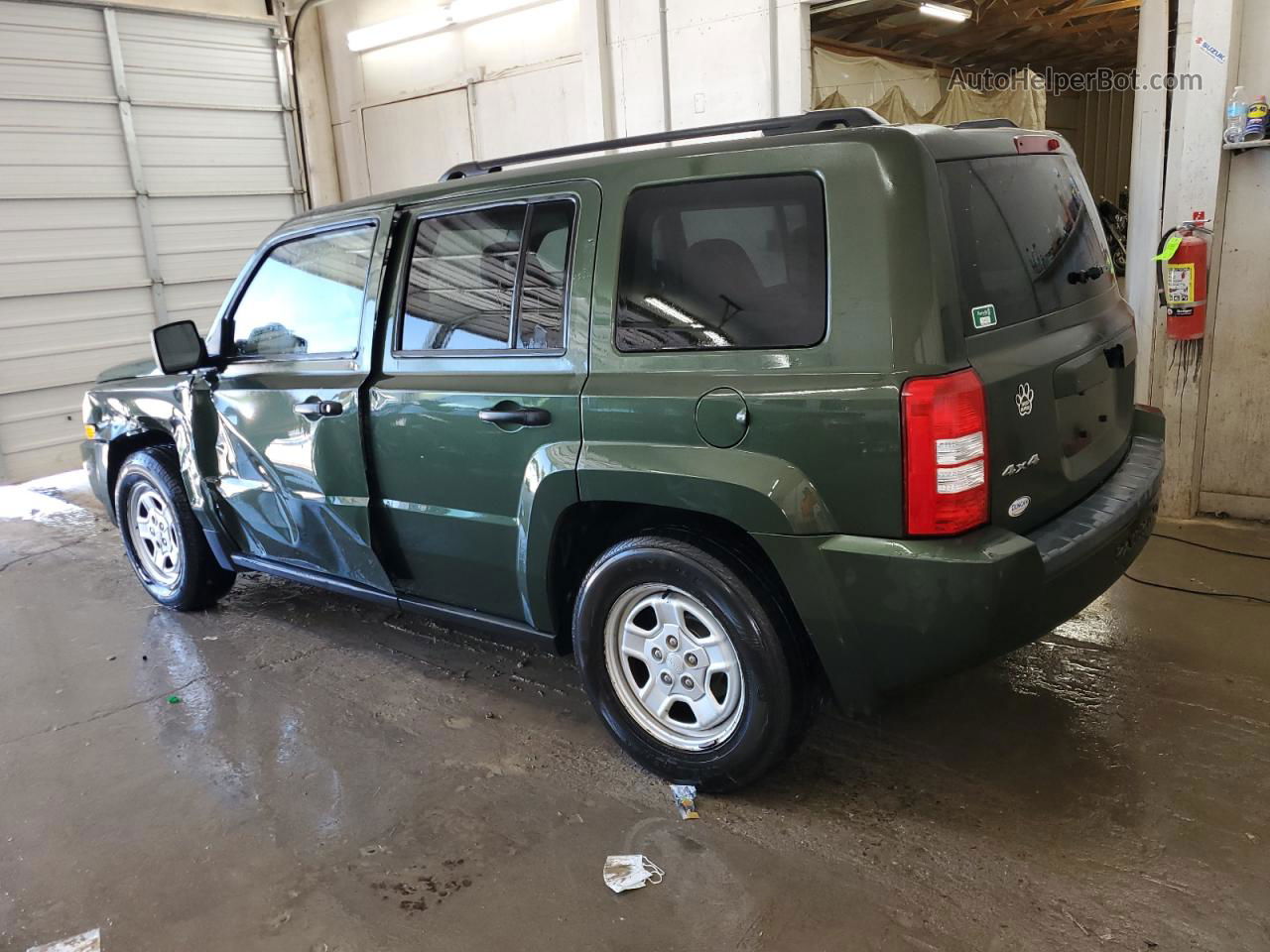 2008 Jeep Patriot Sport Green vin: 1J8FF28W28D555395