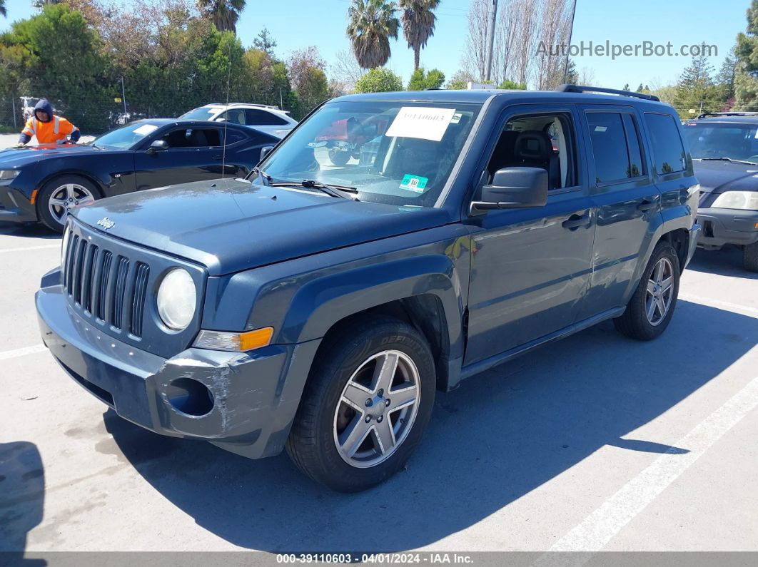 2008 Jeep Patriot Sport Blue vin: 1J8FF28W28D572407