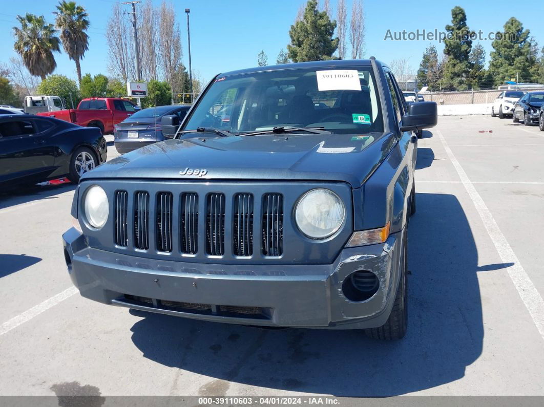 2008 Jeep Patriot Sport Blue vin: 1J8FF28W28D572407