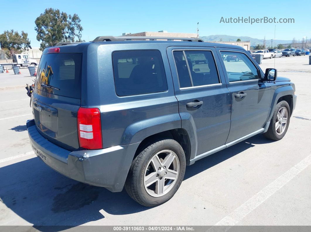 2008 Jeep Patriot Sport Blue vin: 1J8FF28W28D572407