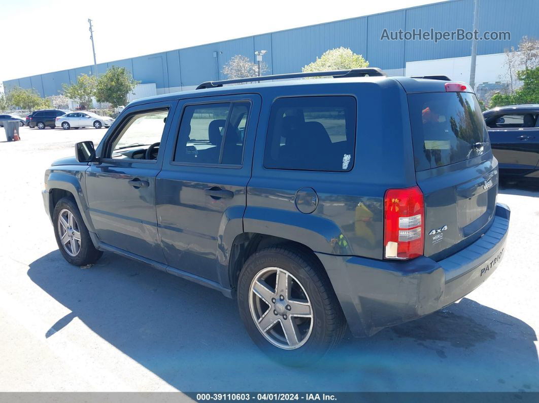 2008 Jeep Patriot Sport Blue vin: 1J8FF28W28D572407