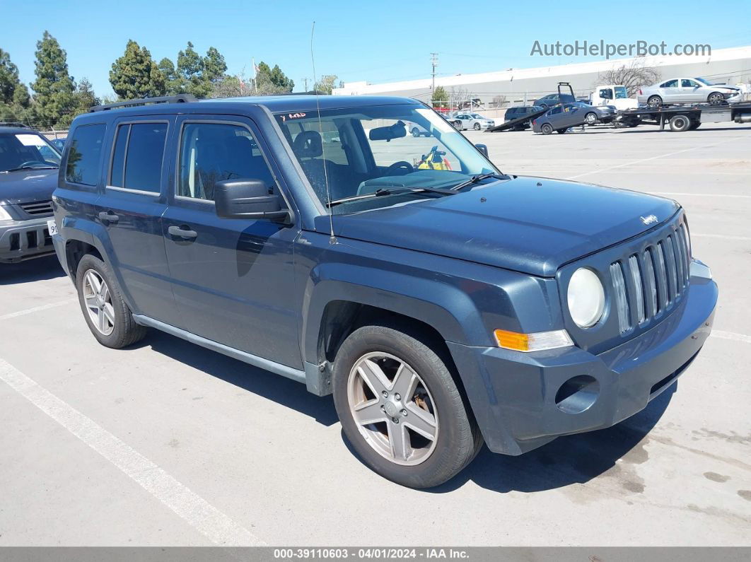 2008 Jeep Patriot Sport Blue vin: 1J8FF28W28D572407