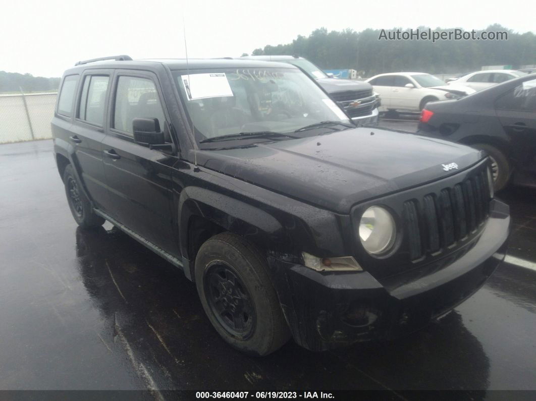 2008 Jeep Patriot Sport Black vin: 1J8FF28W28D702783