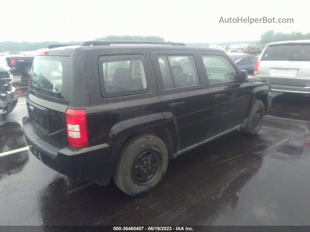 2008 Jeep Patriot Sport Black vin: 1J8FF28W28D702783