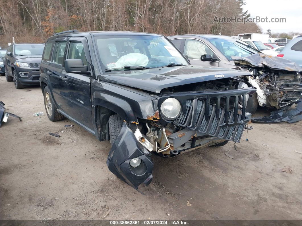 2008 Jeep Patriot Sport Black vin: 1J8FF28W28D707661