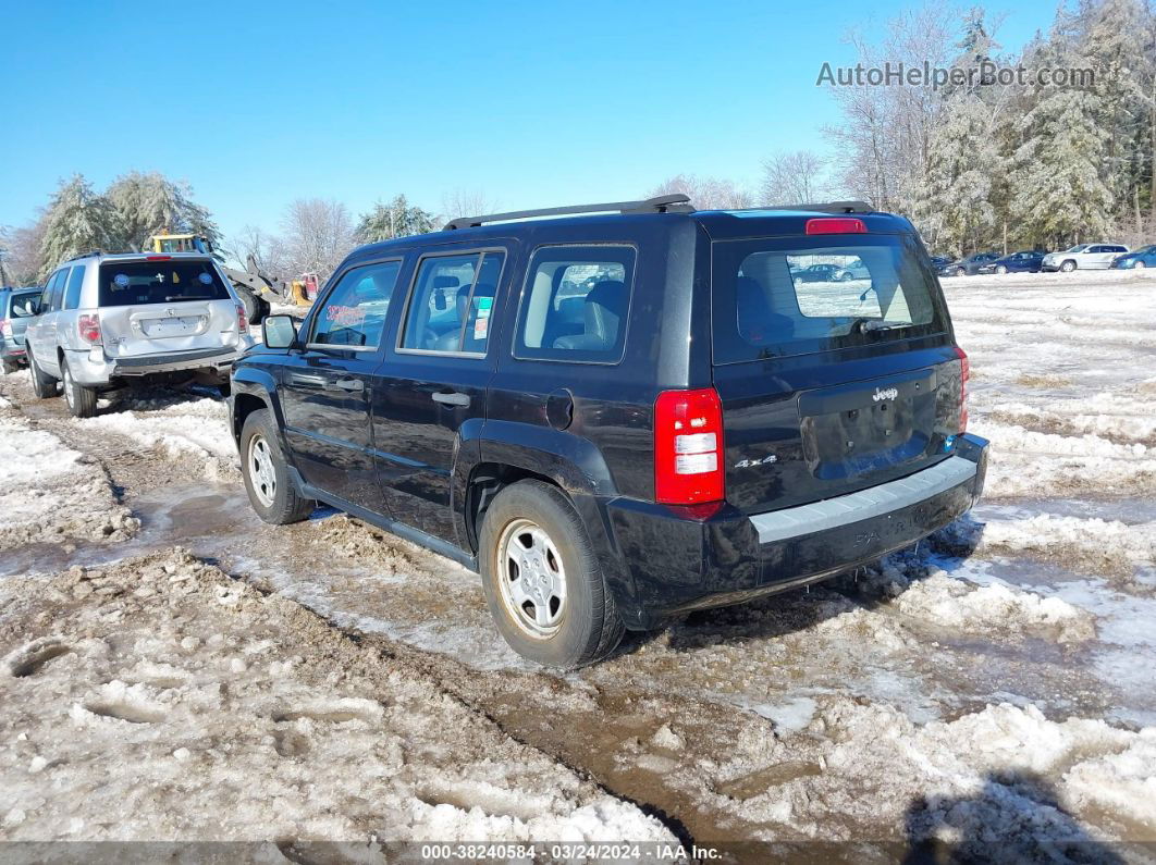 2008 Jeep Patriot Sport Black vin: 1J8FF28W28D758321