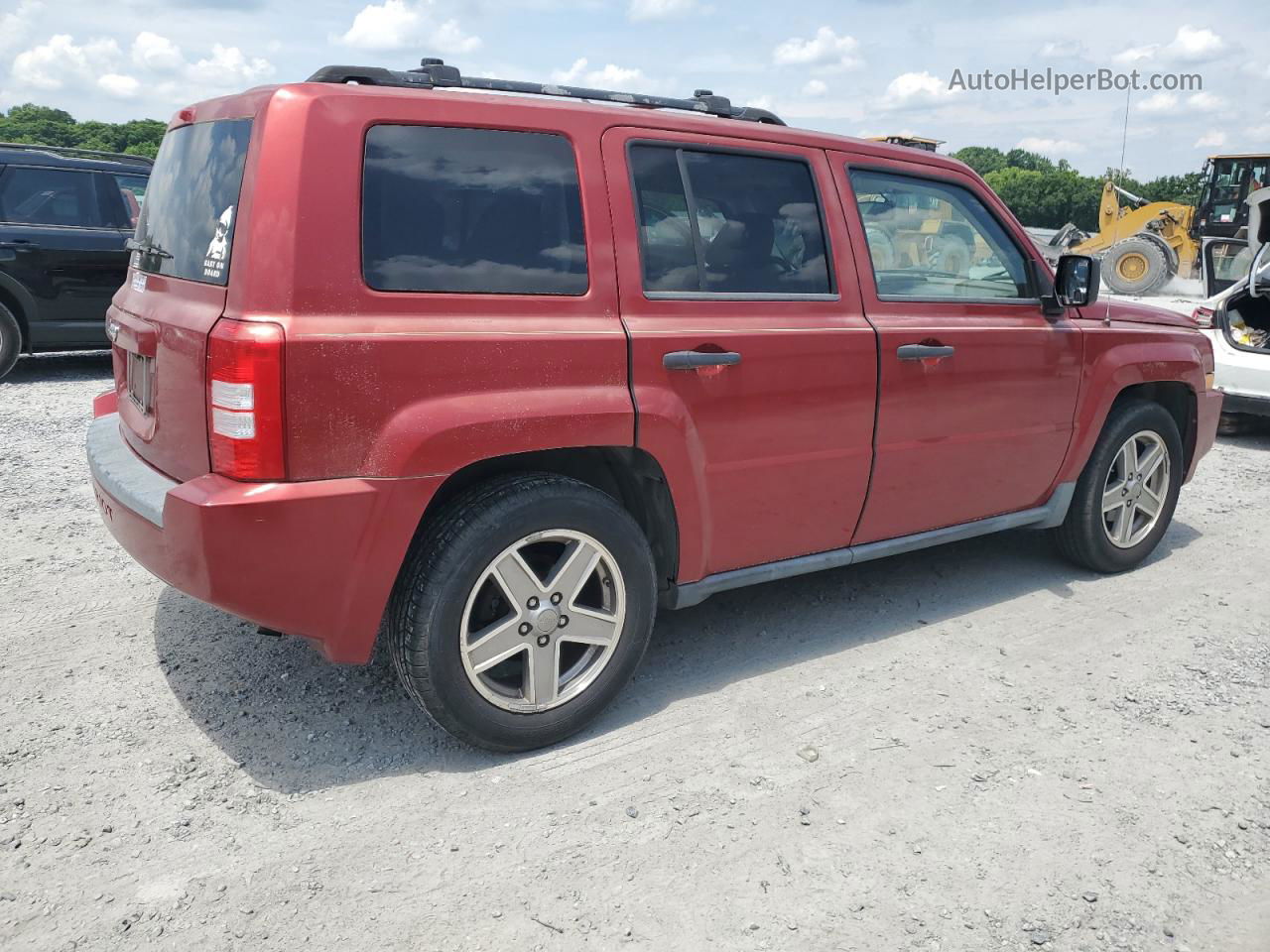 2008 Jeep Patriot Sport Burgundy vin: 1J8FF28W38D514788