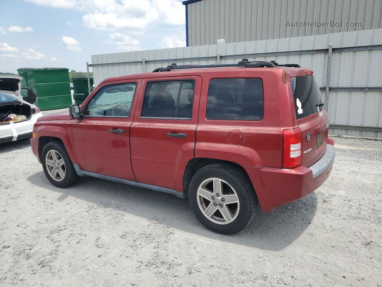 2008 Jeep Patriot Sport Burgundy vin: 1J8FF28W38D514788