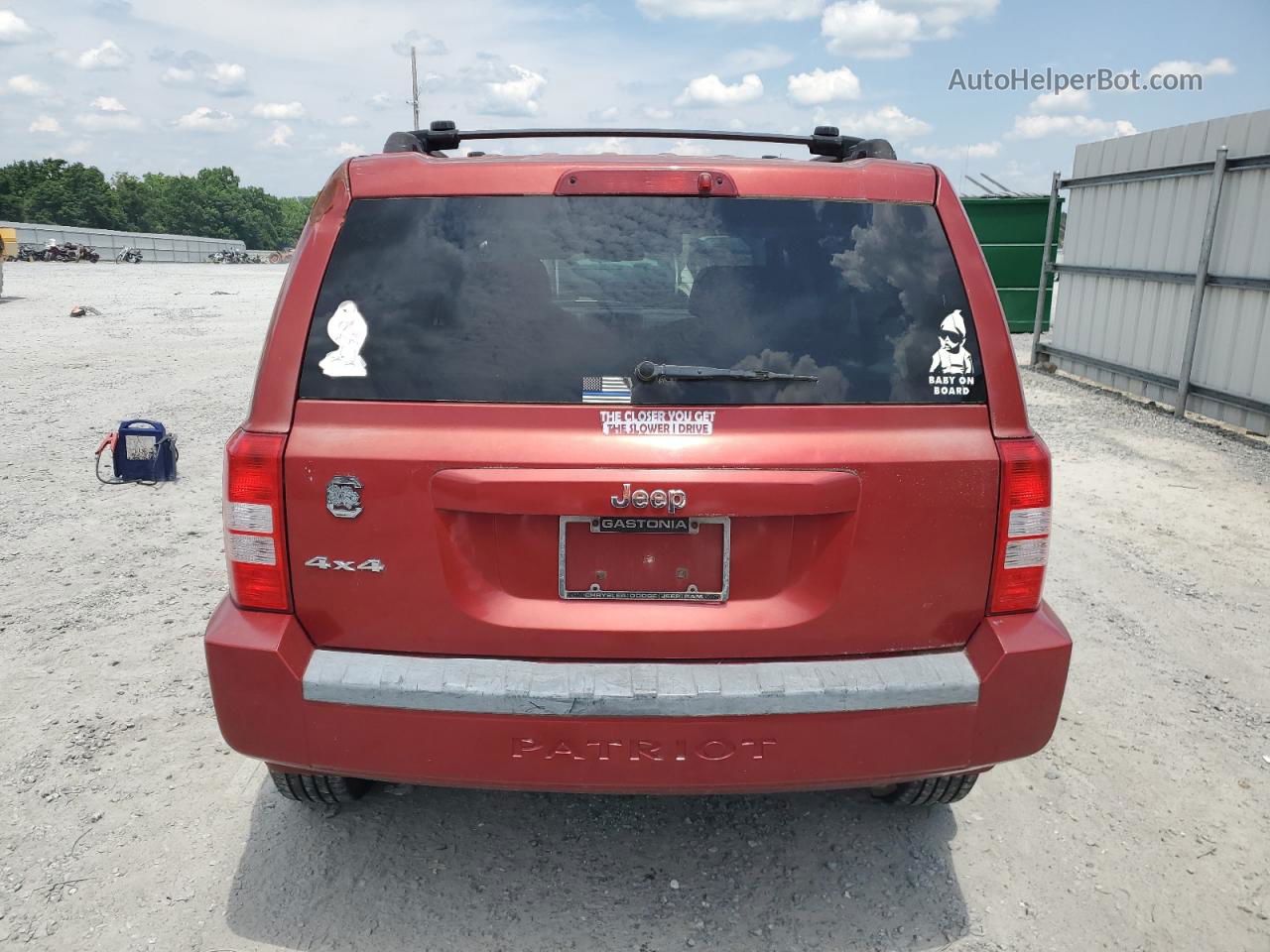 2008 Jeep Patriot Sport Burgundy vin: 1J8FF28W38D514788