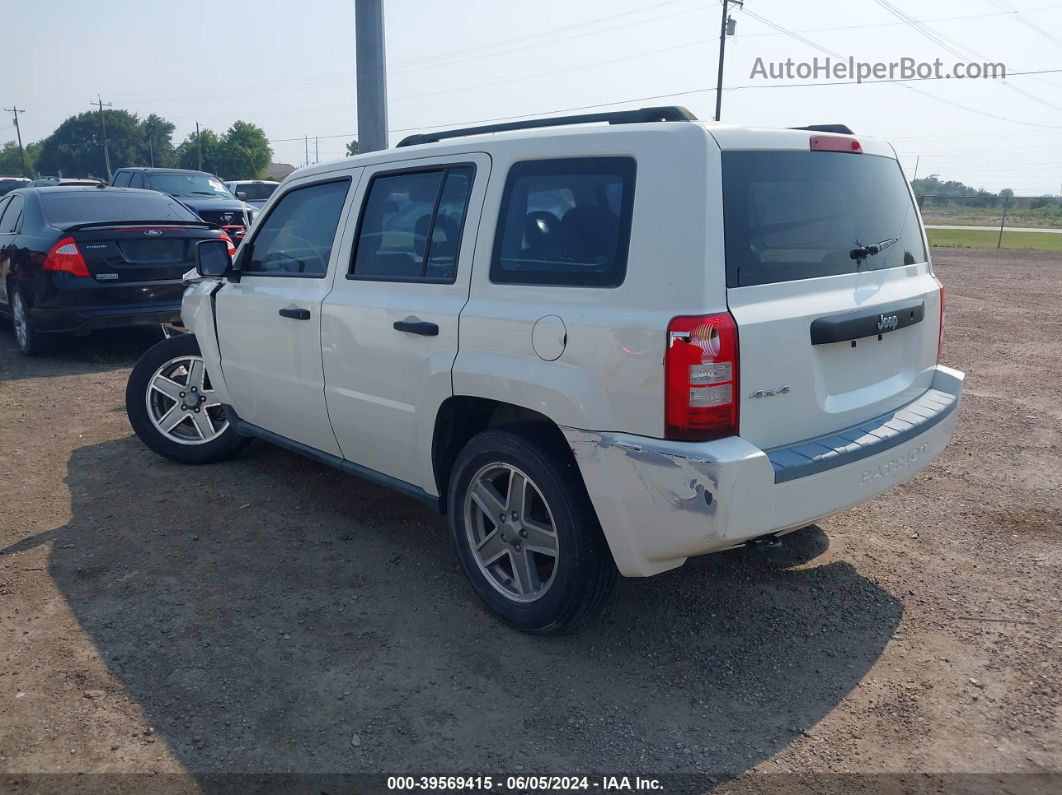 2008 Jeep Patriot Sport White vin: 1J8FF28W38D575509